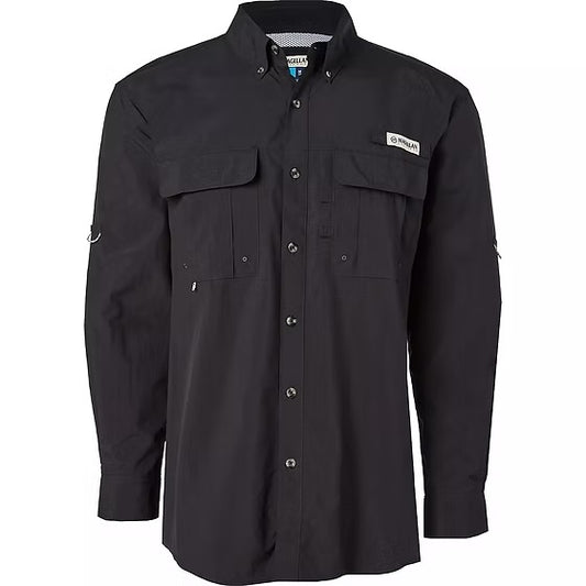 Camisa Magellan Negro Manga Larga