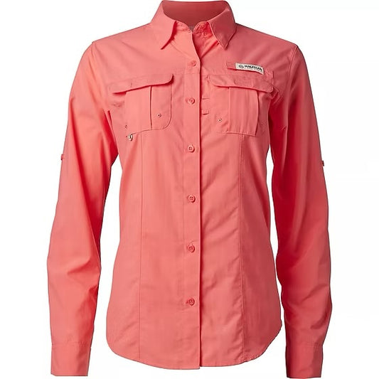 Camisa Magellan Coral Dulce Manga Larga Dama