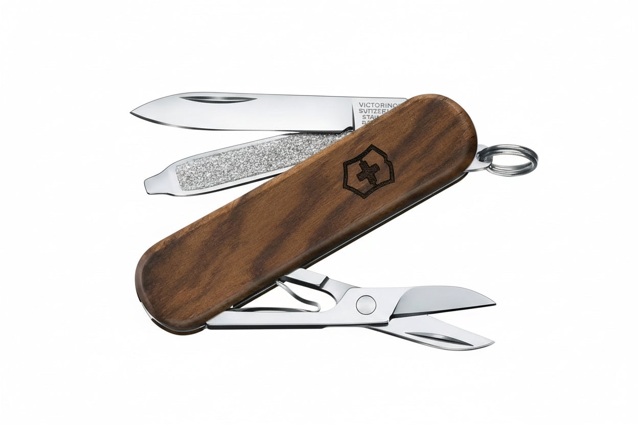Navaja Victorinox Classic SD Madera De Nogal