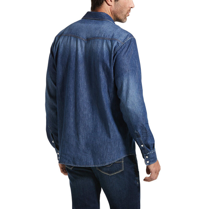 Camisa Ariat Classic Fit Denim Shirt Caballero