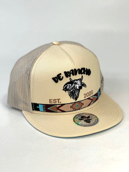 Gorra De Rancho Brahman Crema