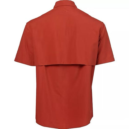 Camisa Magellan Ladrillo Manga Corta Caballero