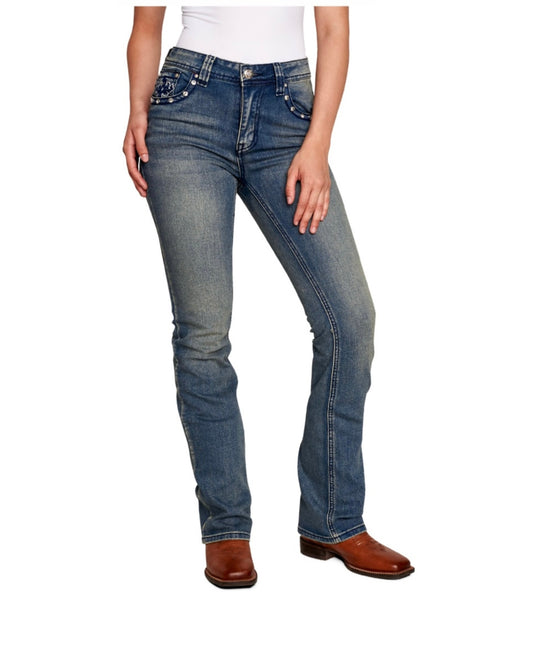 Pantalón Mcallen Dama Wash Blue