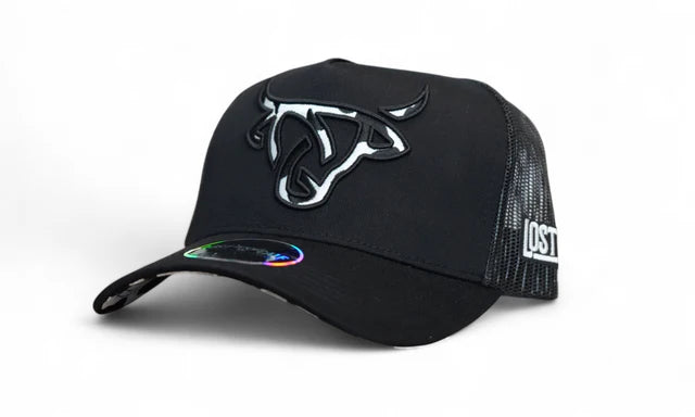 Gorra Lostcalf Cow Black Curva