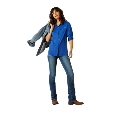 Camisa Ariat VentTEK Stretch Mazarine