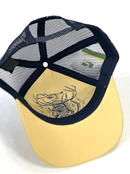 Gorra John Deere Crema