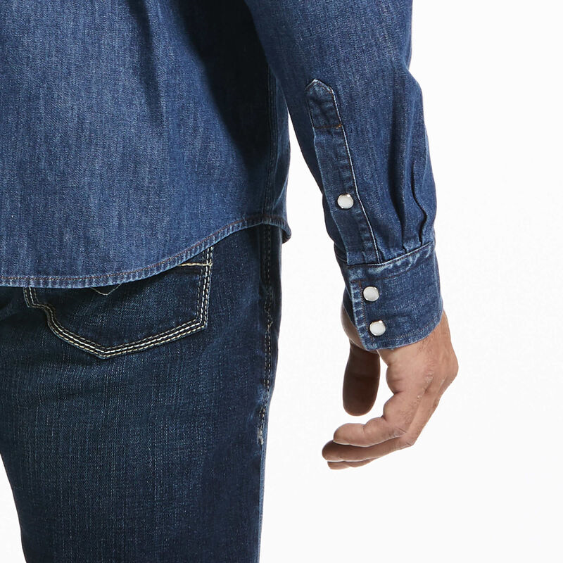 Camisa Ariat Classic Fit Denim Shirt Caballero