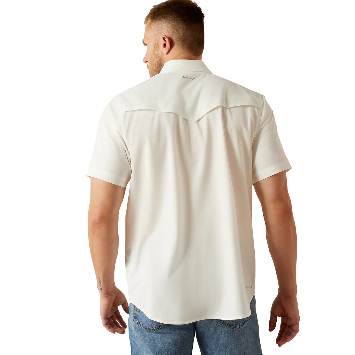 Camisa Ariat VentTEK Blanco Corte Fitted Caballero