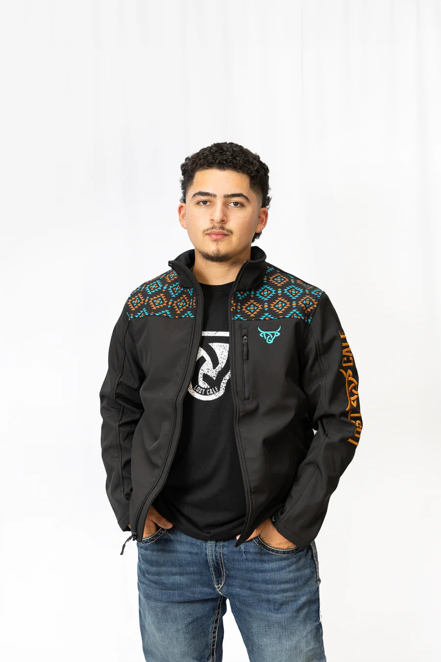 Chamarra Lostcalf Azteca Black