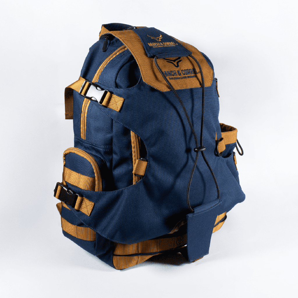 Mochila Vaquera Ranch & Corral Navy / Camel