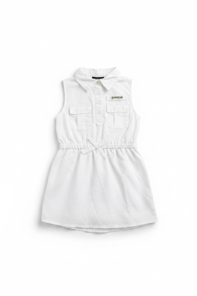 Vestido Magellan Niña Blanco