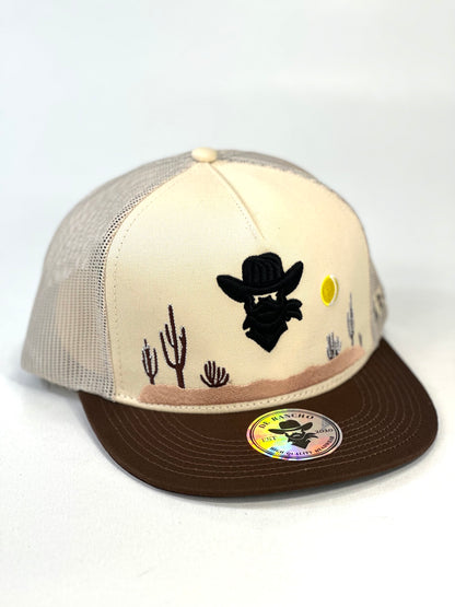 Gorra De Rancho Vaquero En El Desierto