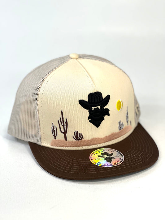 Gorra De Rancho Vaquero En El Desierto