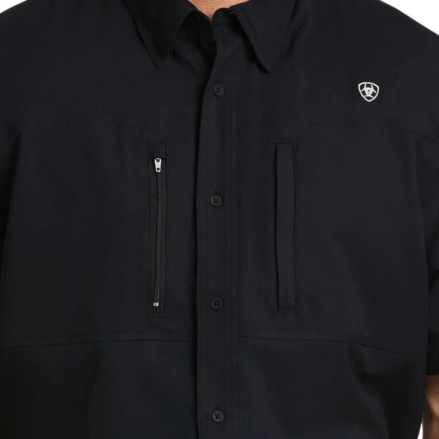 Camisa Ariat Venttek Black SS