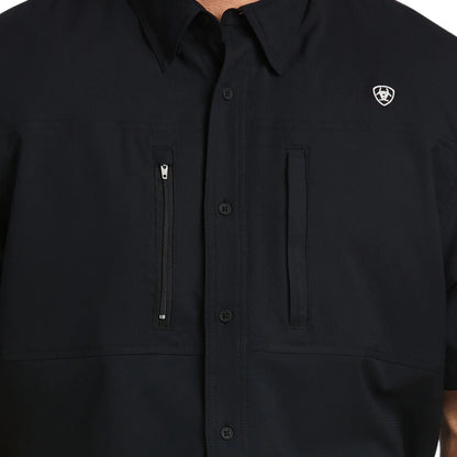 Camisa Ariat Venttek Black SS