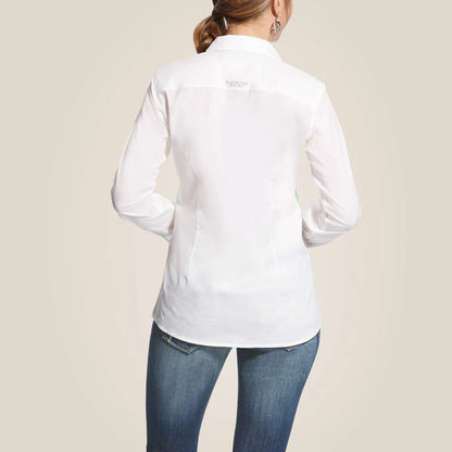 Camisa Ariat Kirby Stretch White Dama