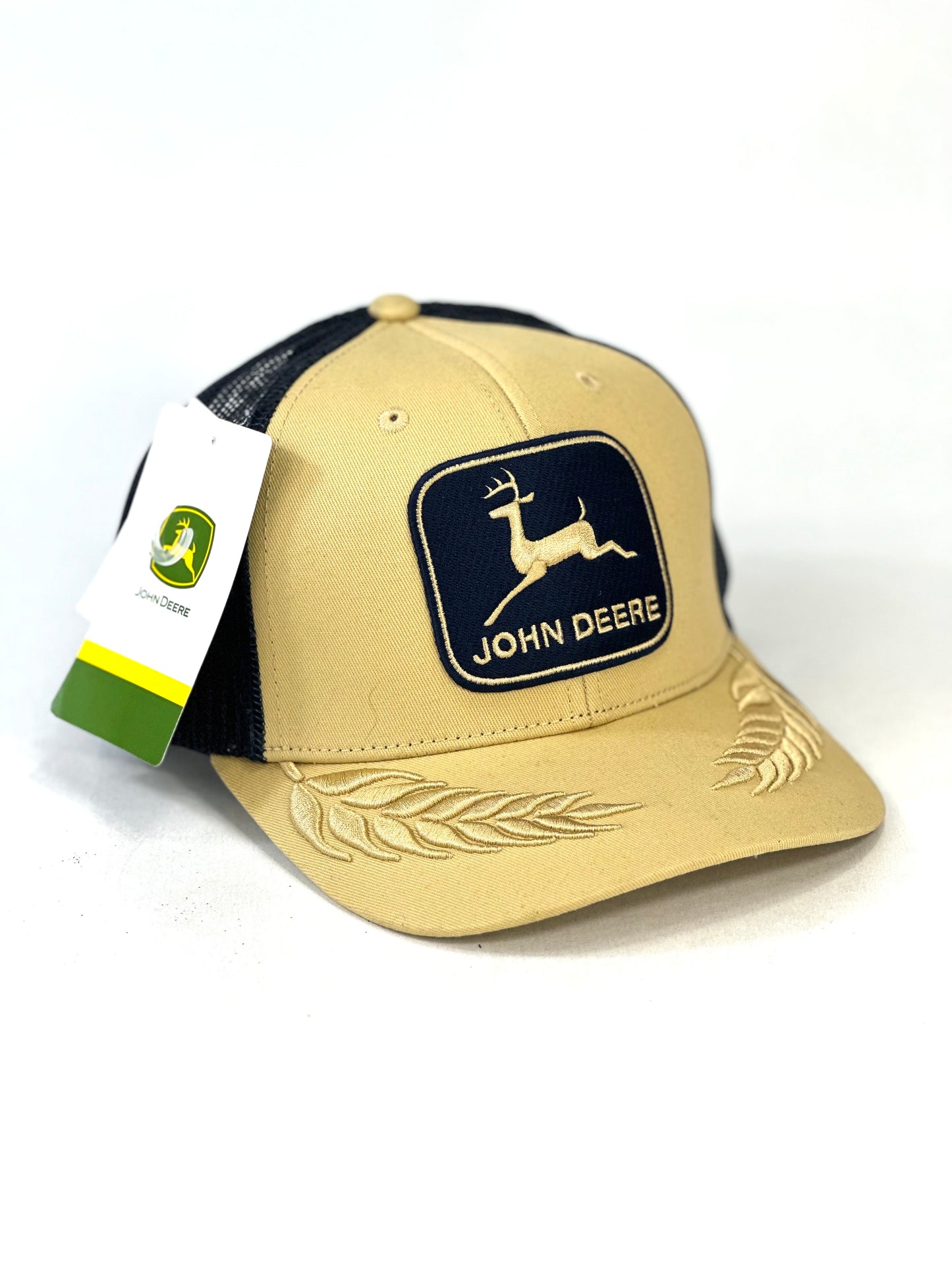 Gorra John Deere Crema