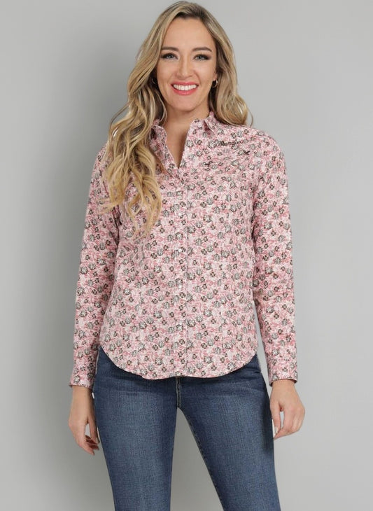Camisa Wrangler Rosa Dama