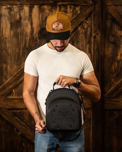 Porta Gorras Ranch & Corral Negro Solido