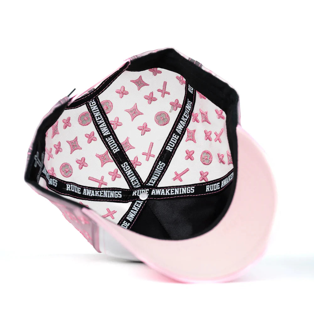 Gorra Rude Awakenings LA LA LA Pink
