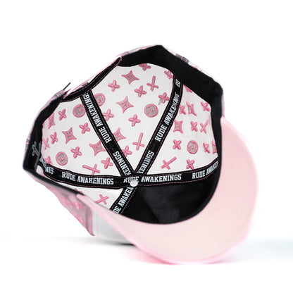 Gorra Rude Awakenings LA LA LA Pink