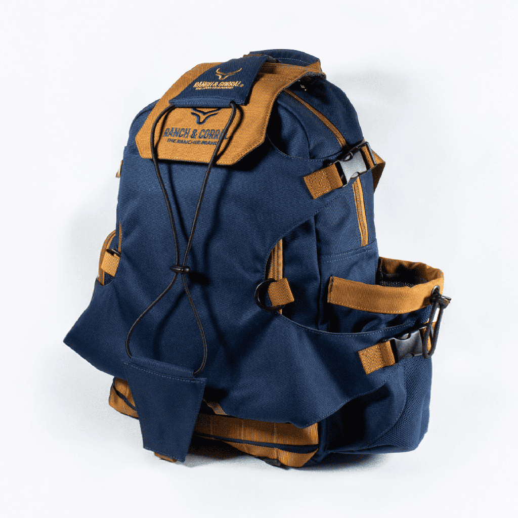 Mochila Vaquera Ranch & Corral Navy / Camel