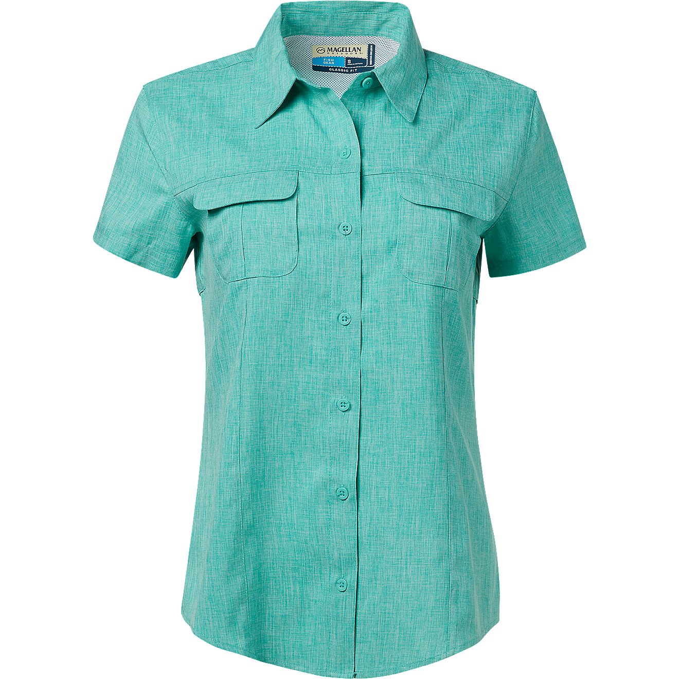 Camisa Magellan Manga Corta Dama Menta