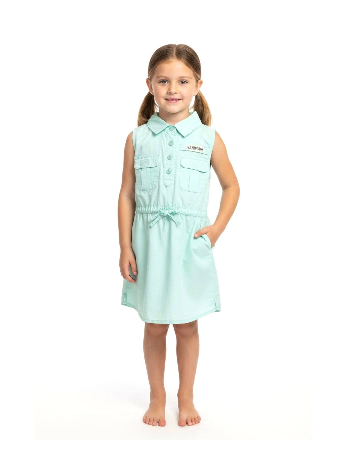 Vestido Magellan Niña Menta