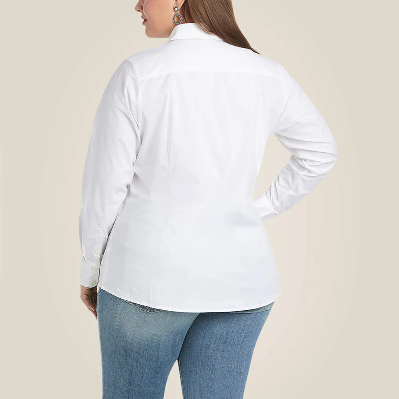 Camisa Ariat Kirby Stretch White Dama