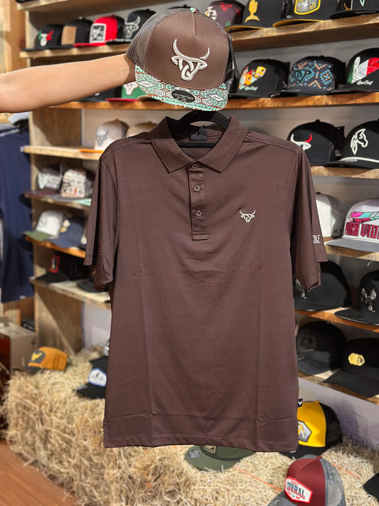 Playera Polo Lostcalf Café