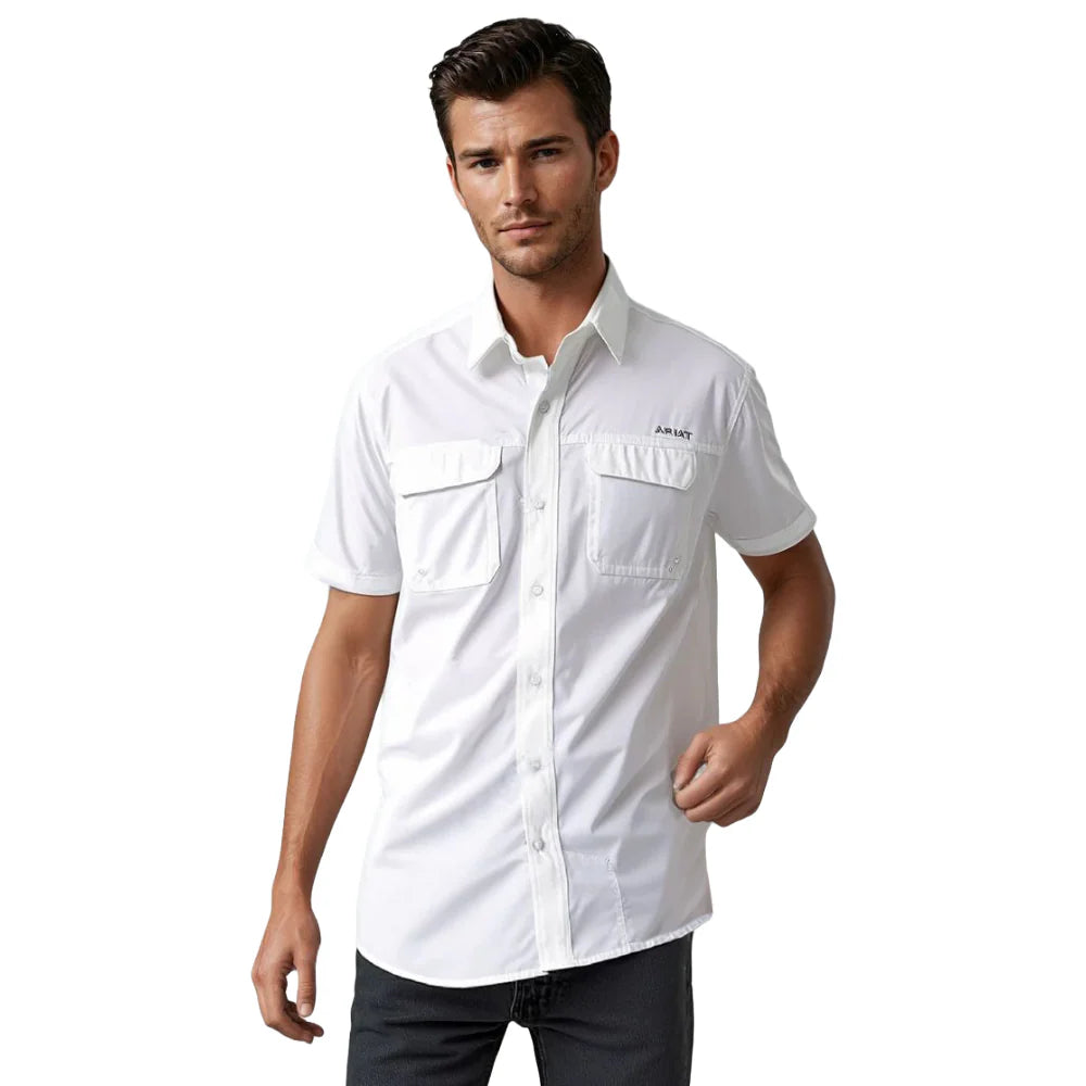 Camisa Ariat Venttek Outbound White