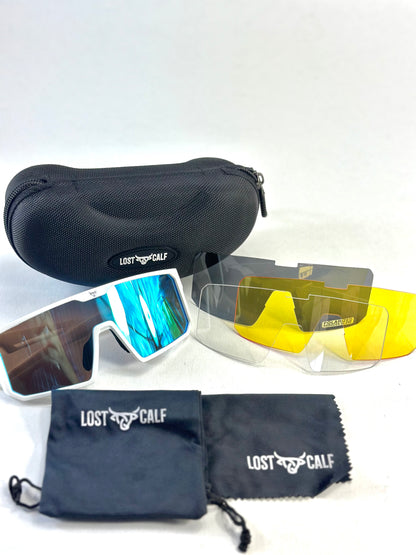 Lentes Lostcalf Cometa White/Blue