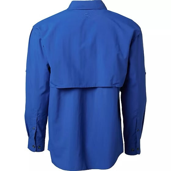 Camisa Magellan Azul Rey Manga Larga