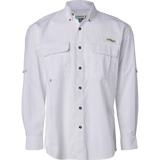Camisa Magellan Blanca Manga Larga