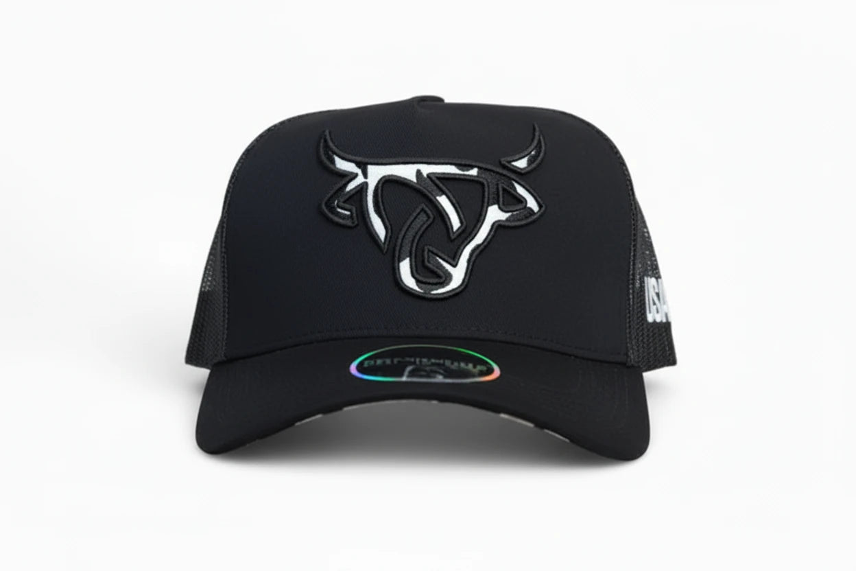 Gorra Lostcalf Cow Black Curva