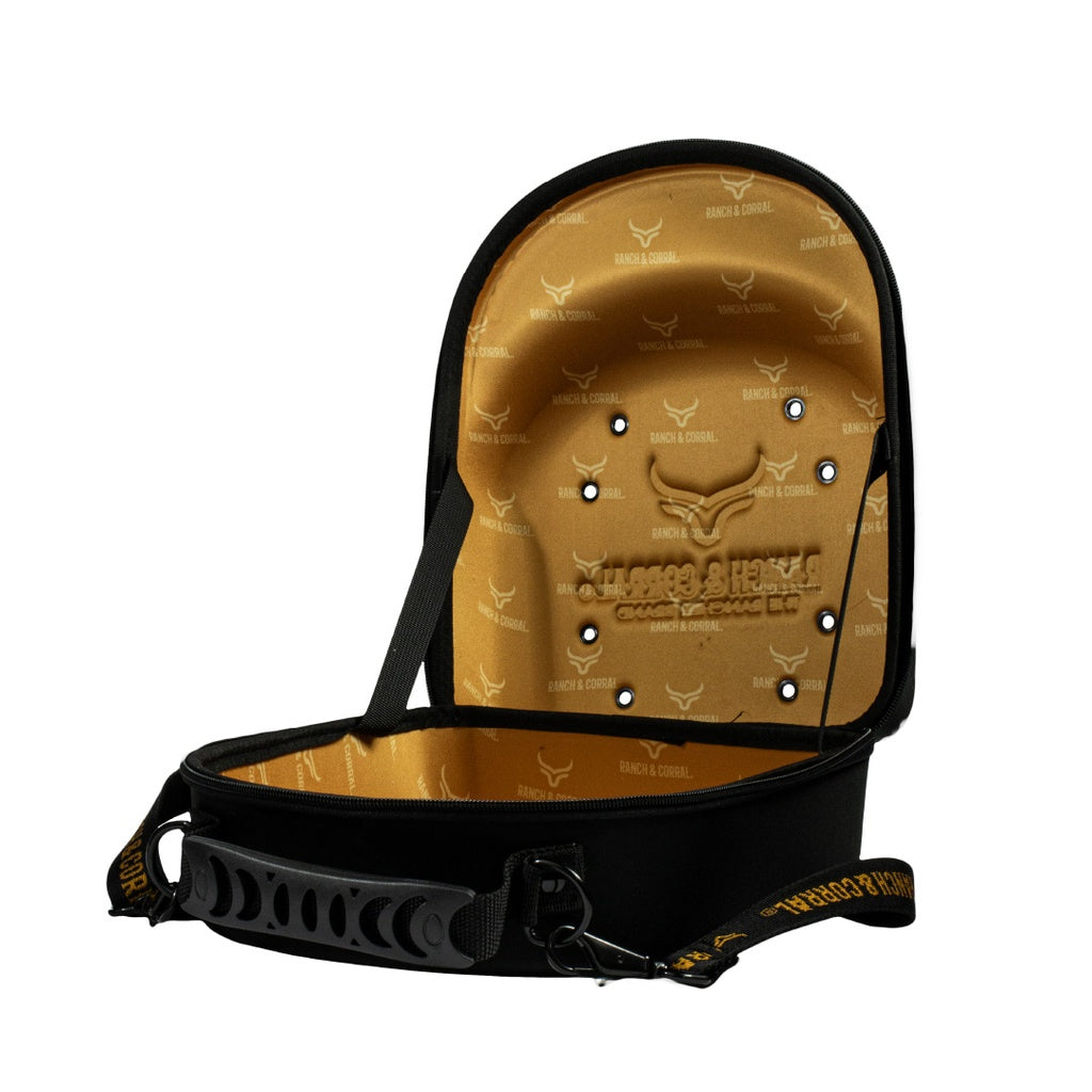 Porta Gorras Ranch & Corral Negro Solido