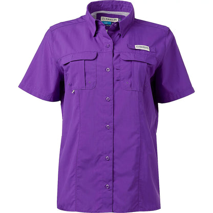 Camisa Magellan Manga Corta Dama Morado
