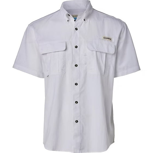 Camisa Magellan Blanca Manga Corta Caballero