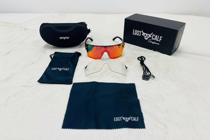 Lentes Lostcalf Vertex Black/Red