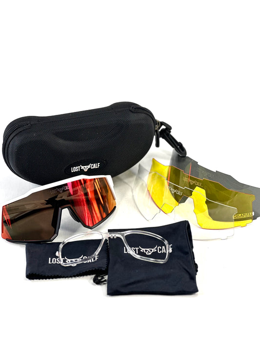 Lentes Lost Calf Raptors Black/White