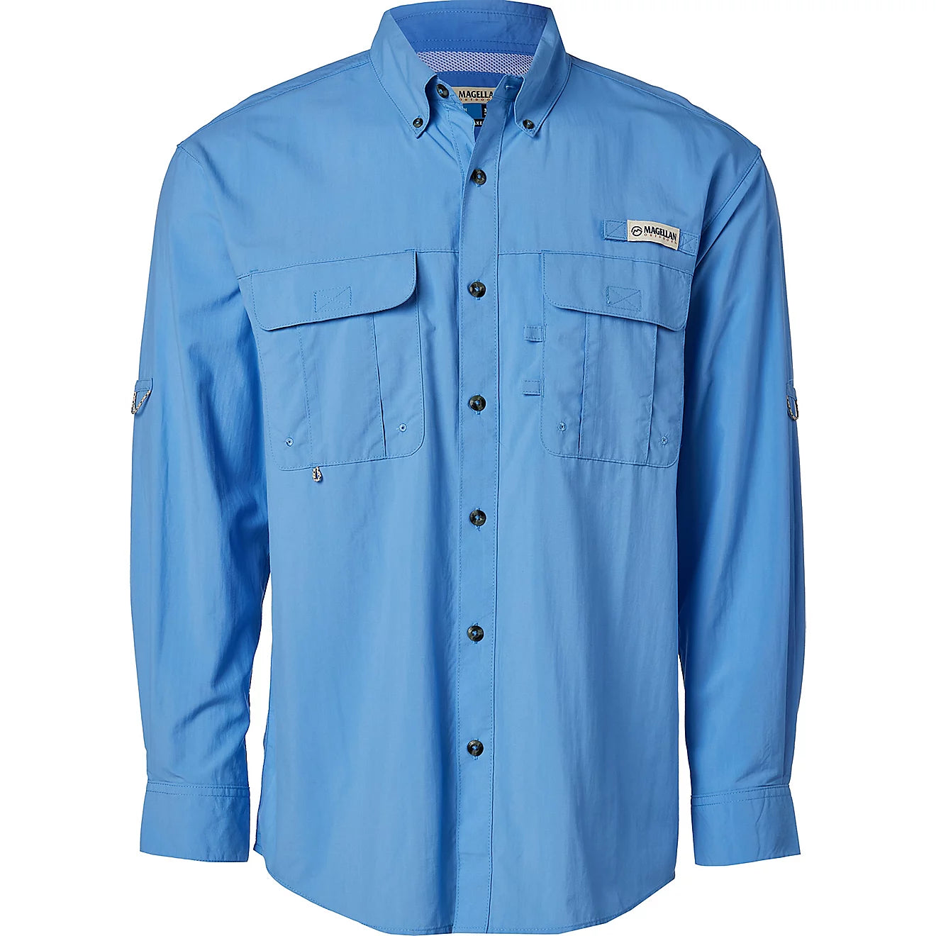 Camisa Magellan Manga Larga Azul Cielo Caballero