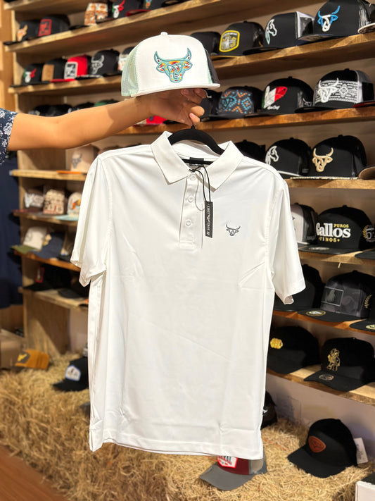 Playera Polo Lostcalf White
