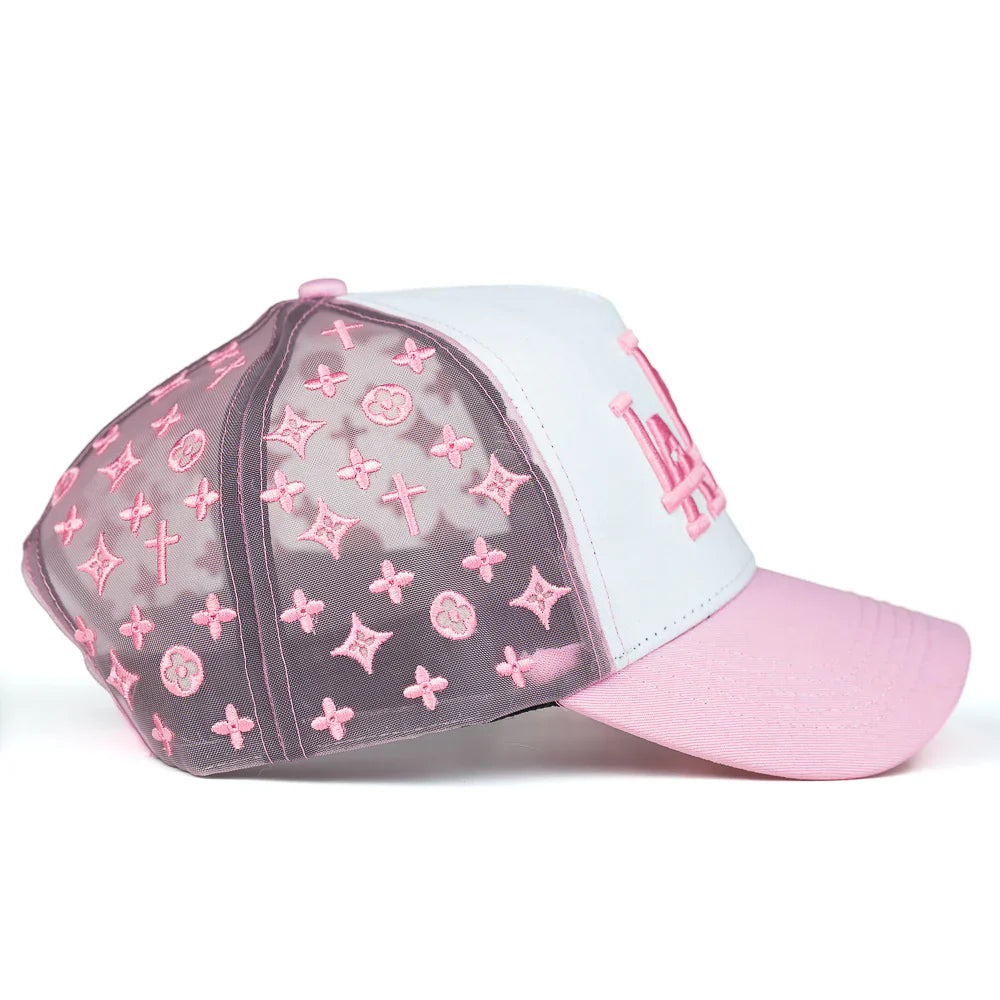 Gorra Rude Awakenings LA LA LA Pink