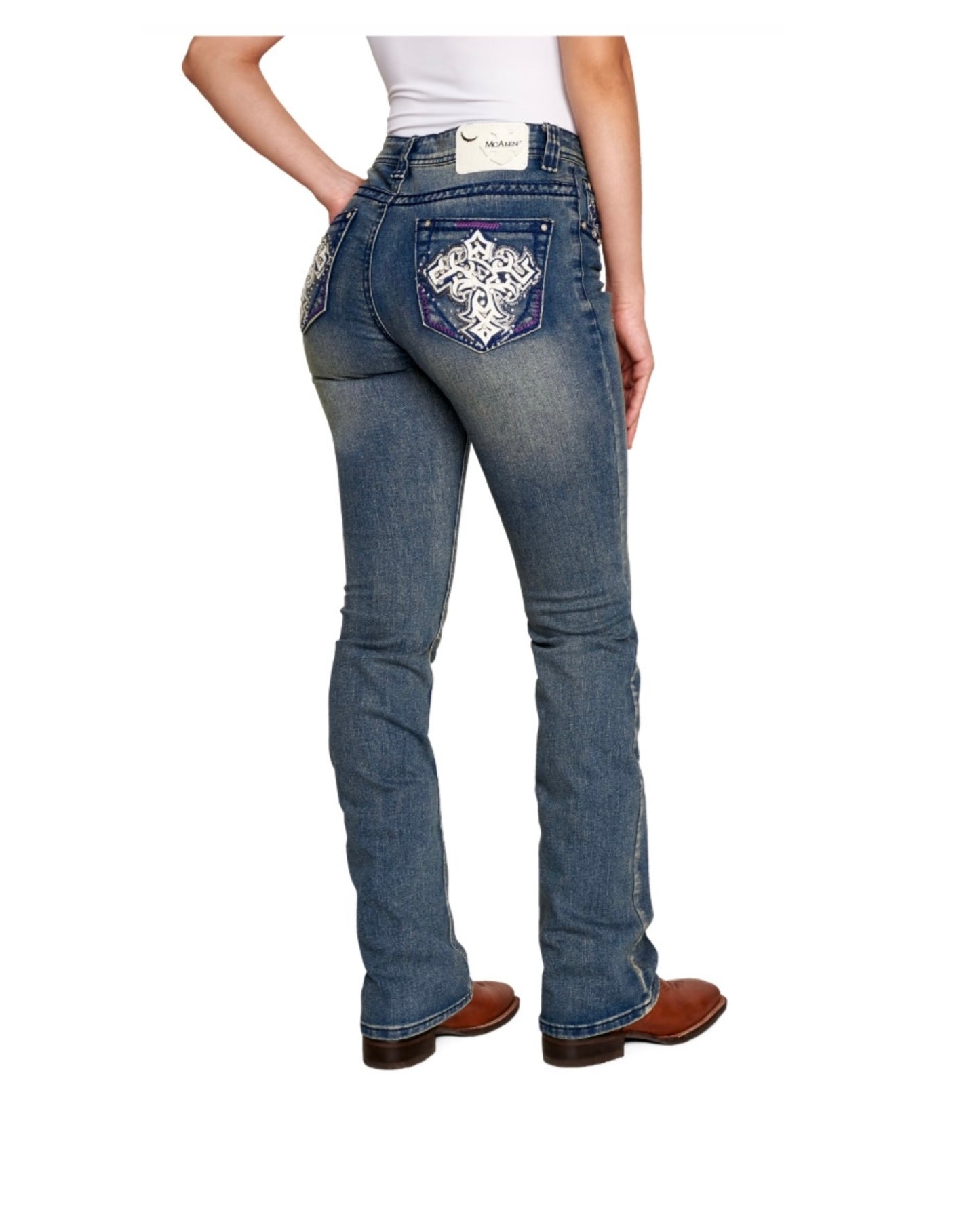 Pantalón Mcallen Dama Wash Blue