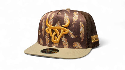 Gorra Lostcalf Plumas Crema