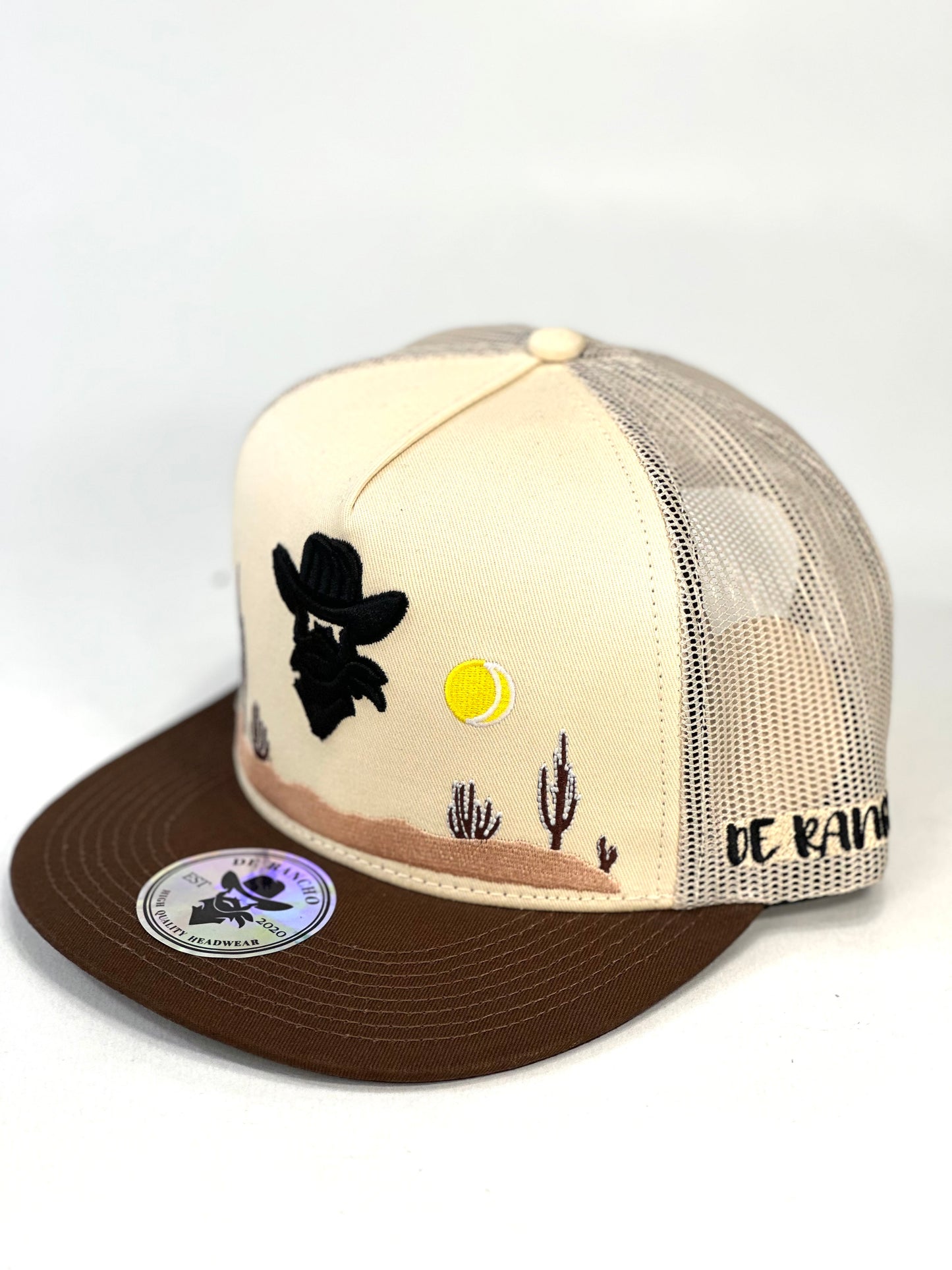 Gorra De Rancho Vaquero En El Desierto
