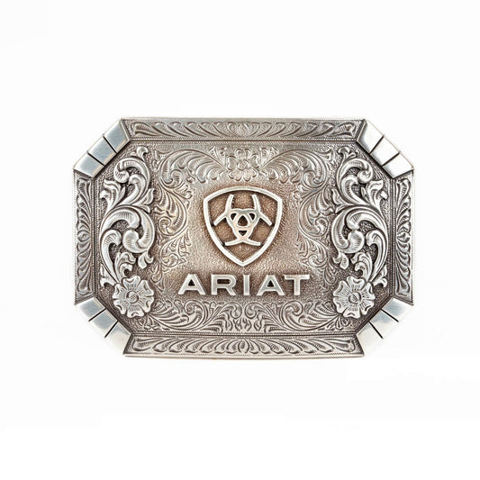 Hebilla Ariat Rectangular Floral