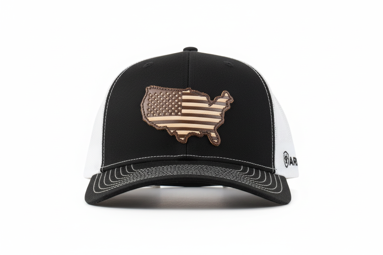 Gorra Ariat Usa Black