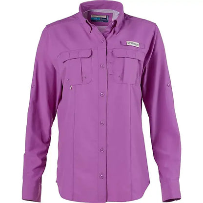 Camisa Magellan Bodacius Manga Larga Dama