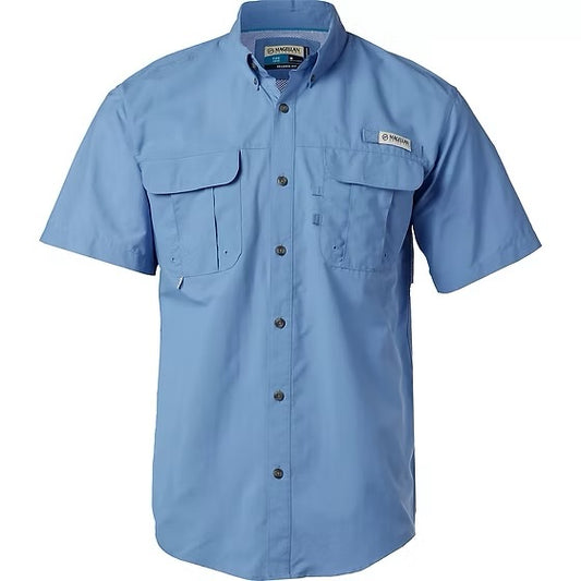 Camisa Magellan Azul Celeste Manga Corta Caballero